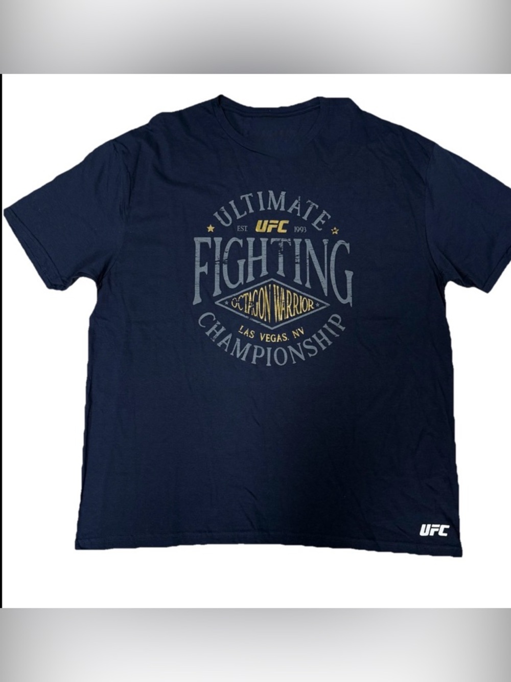 NWT UFC T-Shirt Adult Graphic Tee 100% Cotton Licensed Octagon Warrior Fights